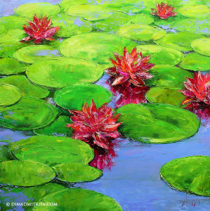 Water Lillies - click for label - double click for detail